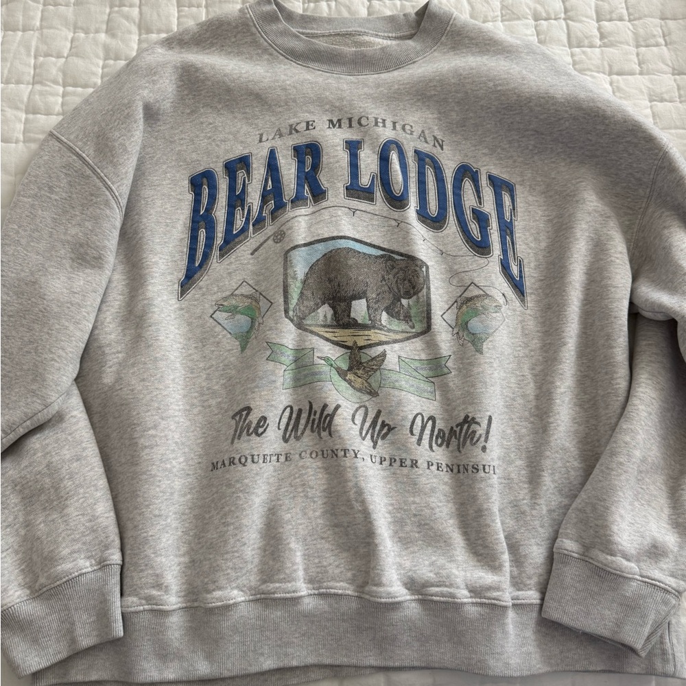 abercrombie and fitch soft fleece crewneck